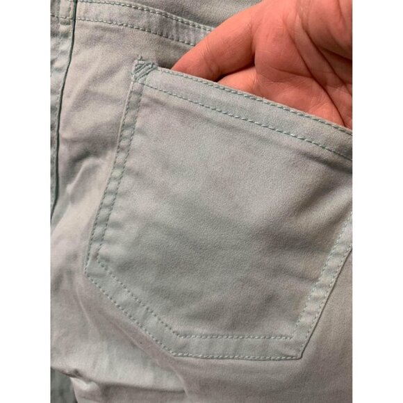 Rue 21 Y2K Distressed Denim Capris Pants Women's Plus Size 18 Light Blue P8 - Picture 4 of 6